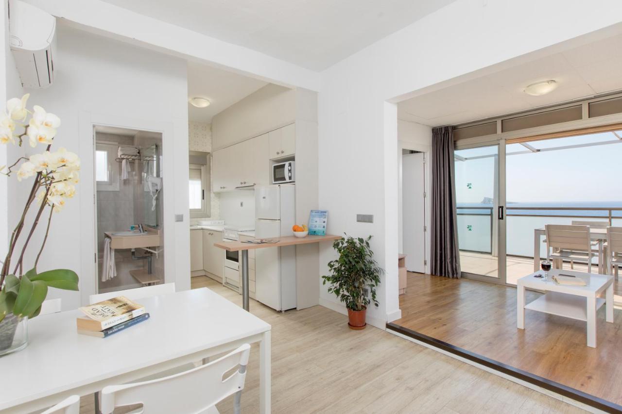 Apartamento de 1 dormitorio con vistas al mar - Ático