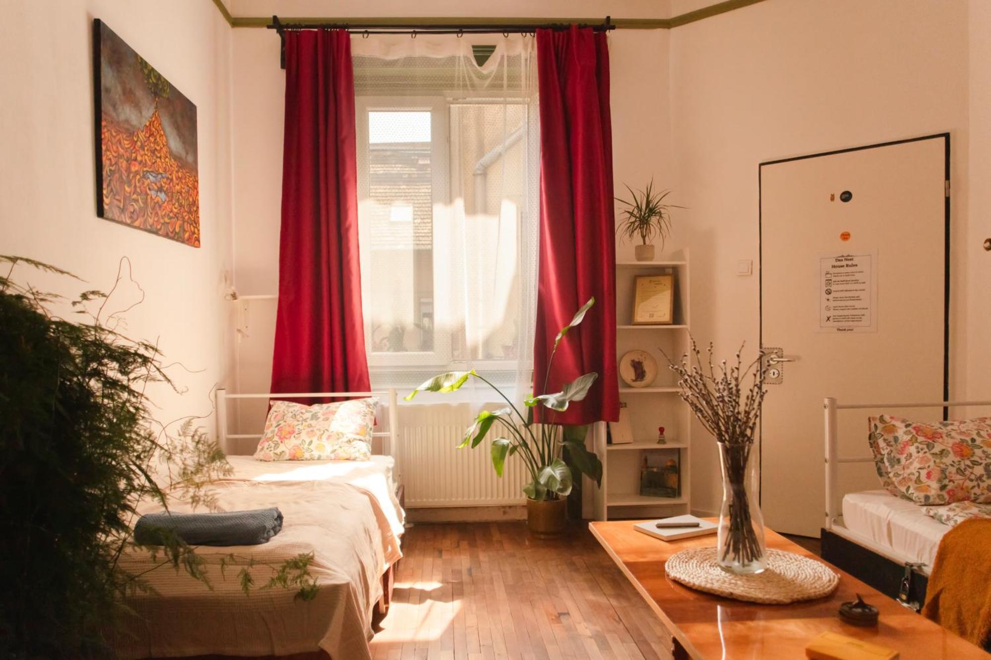 Cama en habitación compartida mixta de 4 camas