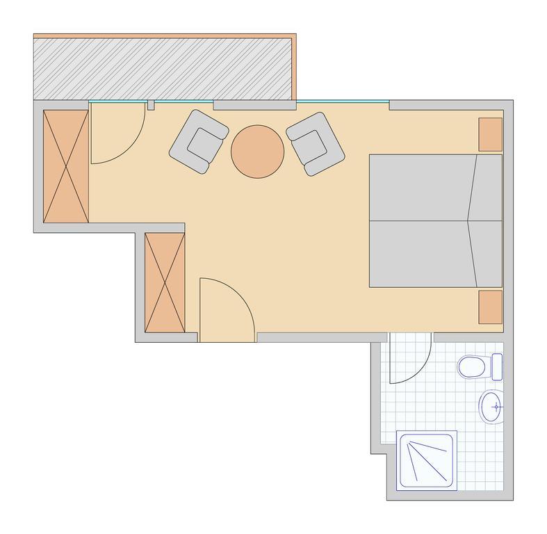 Habitación Individual Económica Bergführer