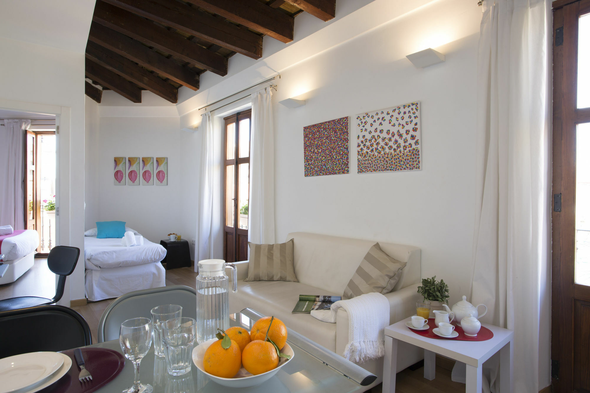 Apartamento con balcón