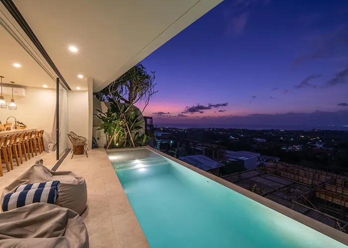 Chalet: Villa Amanecer - Stunning 3Br Villa With Ocean View In Bingin!