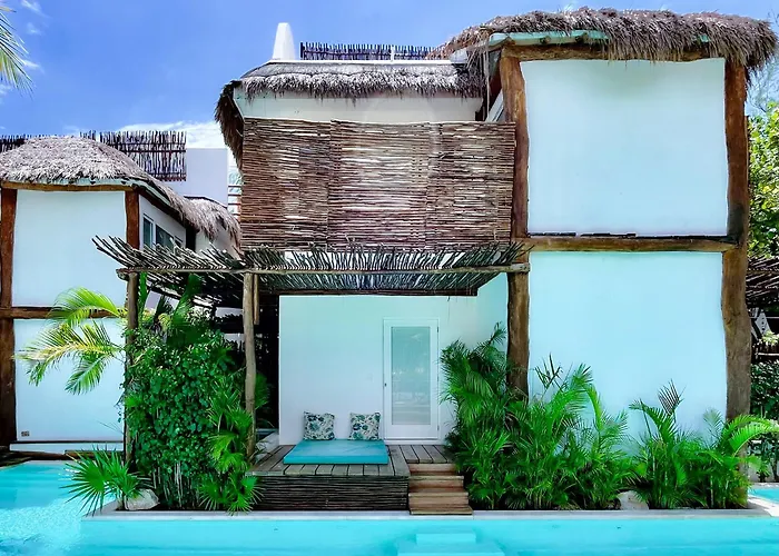 Hotel Jacuzzi: Cabanas Tulum- Beach Hotel & Spa